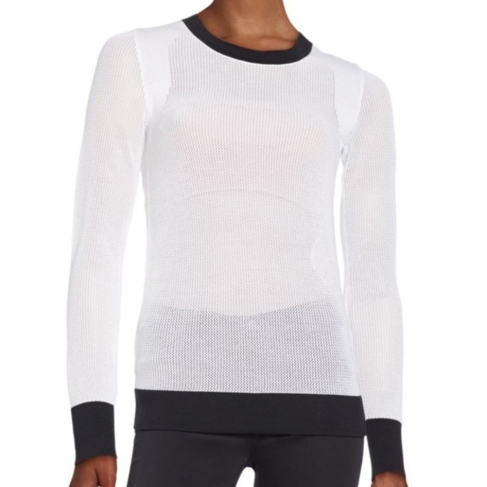 rag & bone / Jean Shea Long-sleeve Mesh Top
